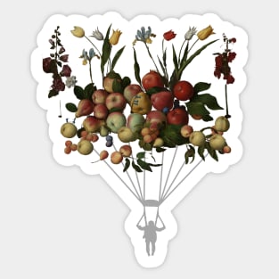 Fruit Parachute 2 | Fruits | Apples | Pears | Peaches | Dreamy Sticker